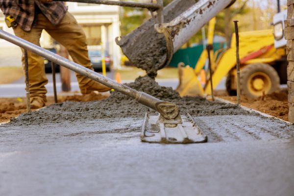 Concrete Patio Pouring in Orange