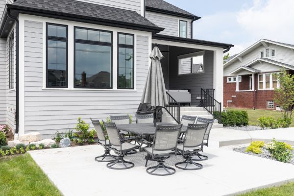 Patio Cement Pouring in Orange