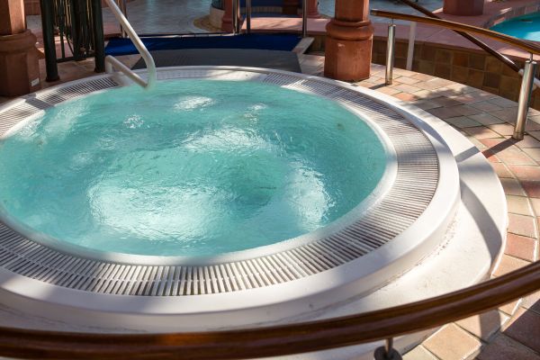 Hot Tub Patio Construction in Orange