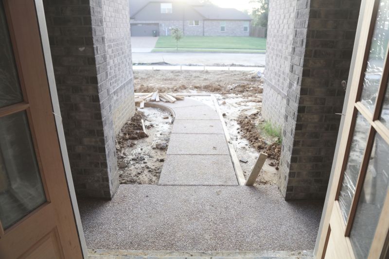 Concrete Walkway Construction