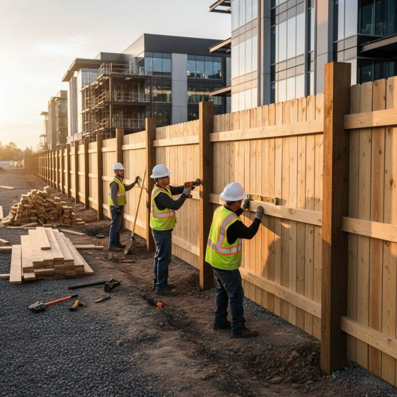 Concrete Fence Construction detail